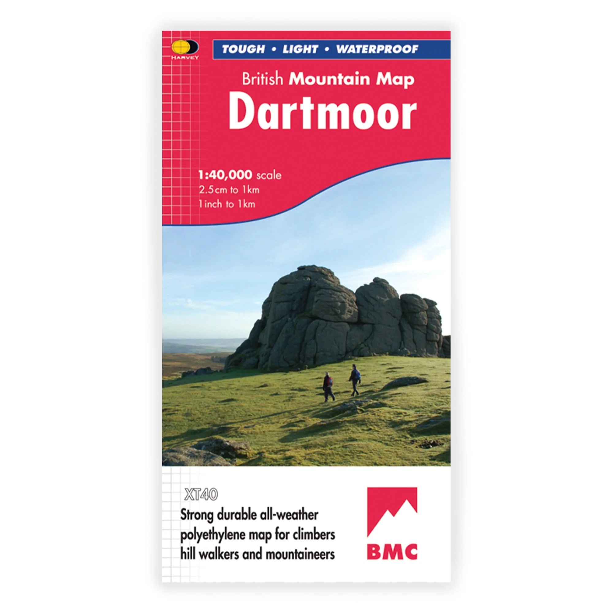 Harvey Mountain Map: Dartmoor