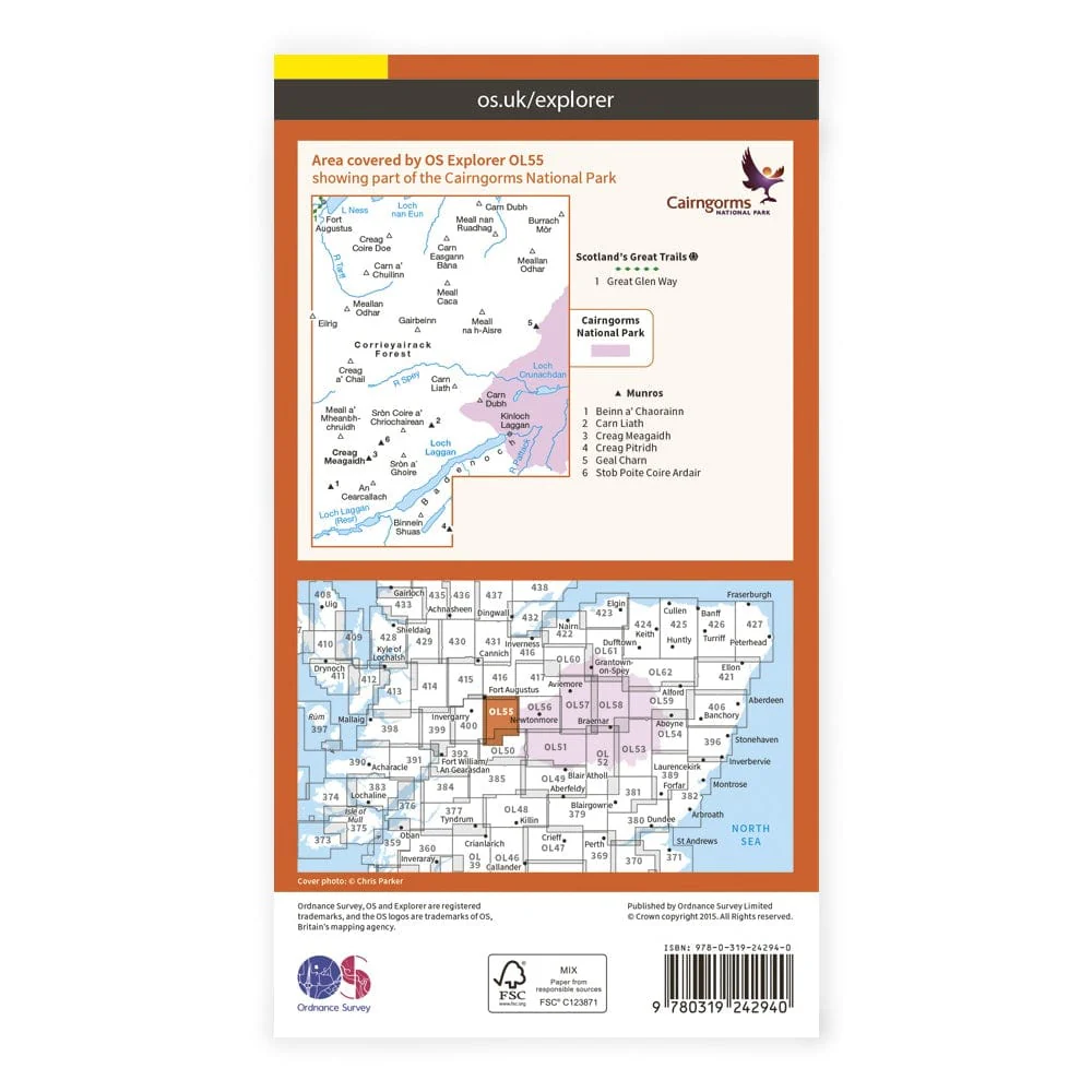 OS Explorer / Loch Lagan & Creag Meagaidh - Image 2