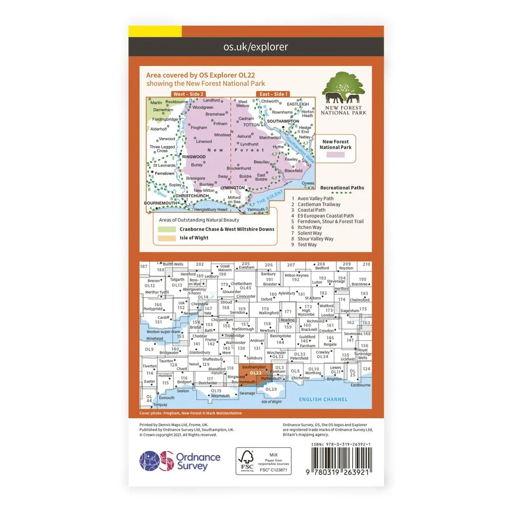 OS Explorer / New Forest - Image 2