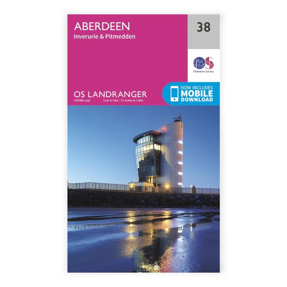 OS Landranger / Aberdeen, Inverurie, Pitmedden