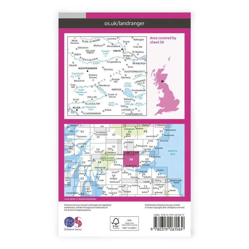 OS Landranger / Perth To Alloa - Image 2