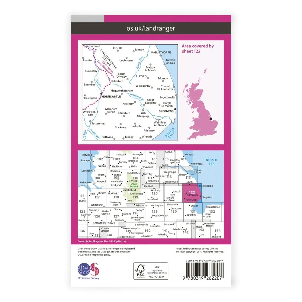 OS Landranger / Skegness - Image 2