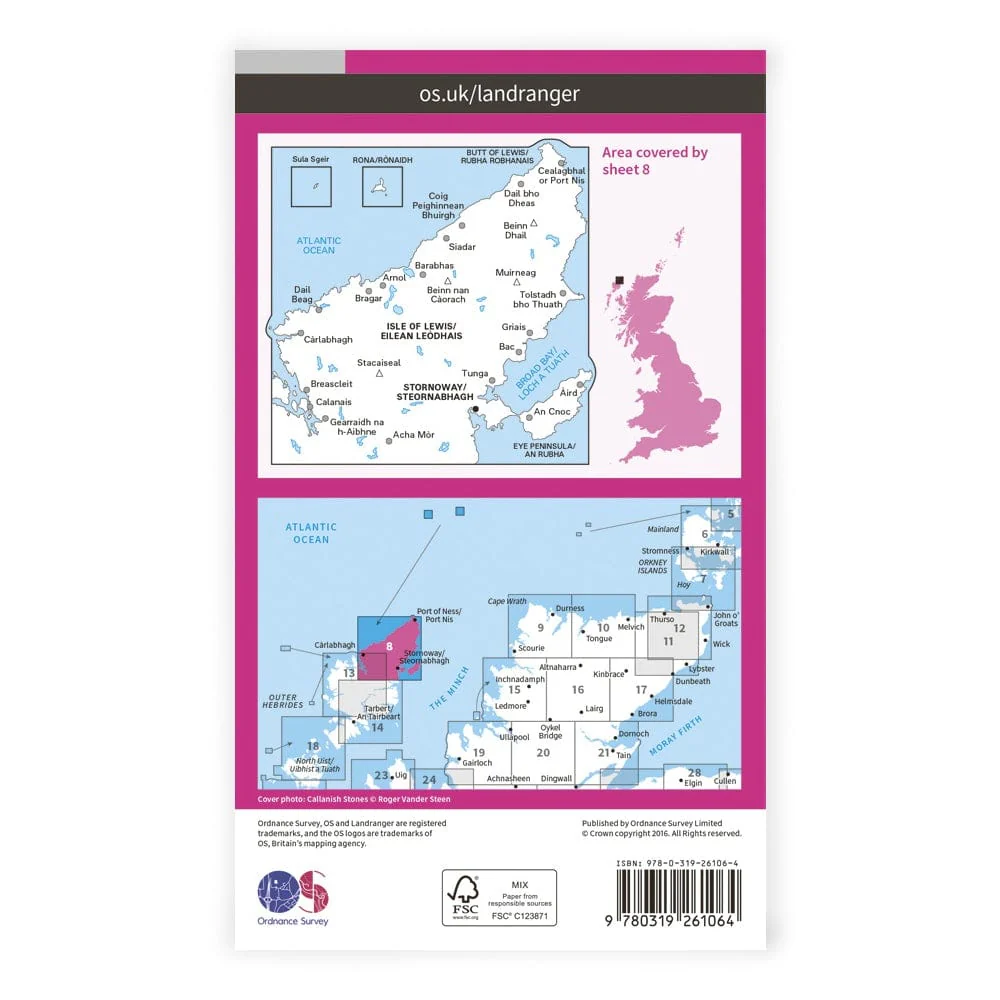 OS Landranger / Stornoway & North Lewis - Image 2