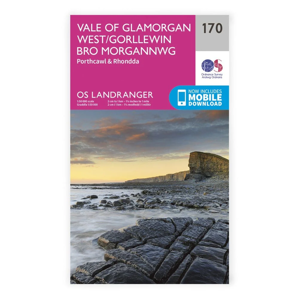 OS Landranger / Vale Of Glamorgan & Rhondda